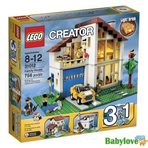 Lego 31012 Family House xếp hình ngôi nhà hạnh phúc